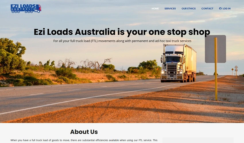 Ezi Loads — original project interface
